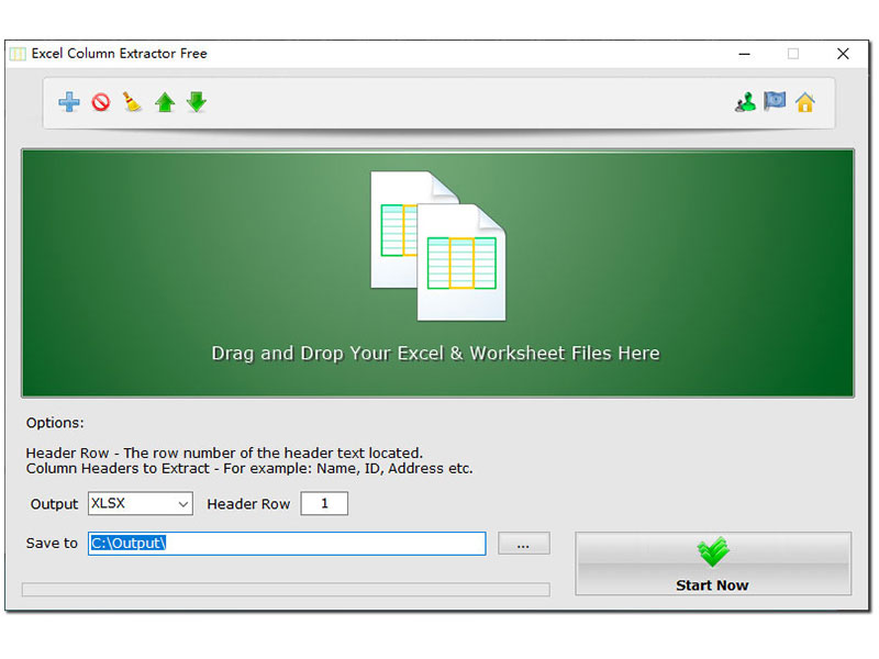 Excel Column Extractor screenshot