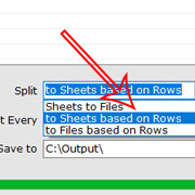 Select the Splitting Type